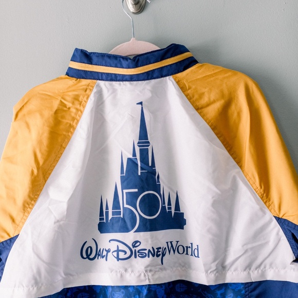 50th Anniversary Walt Disney World Limited Edition Windbreaker Jacket Size XL - Picture 8 of 11